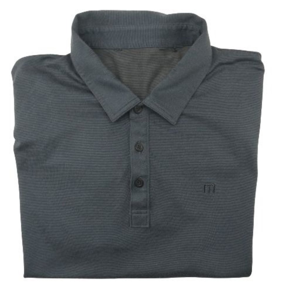 Travis Mathew Gray Performance Golf Polo Shirt